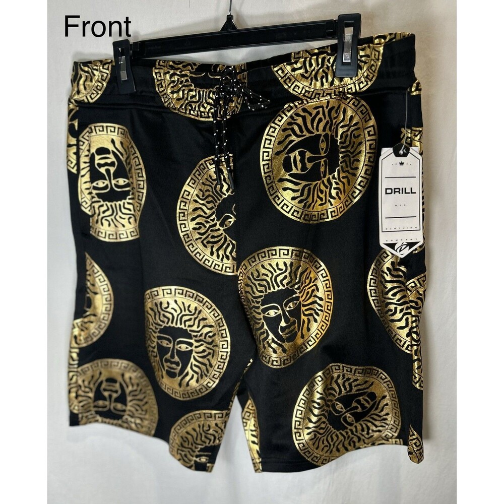Drill Clothing Co Board Shorts Pop Art Design Men's Size Large